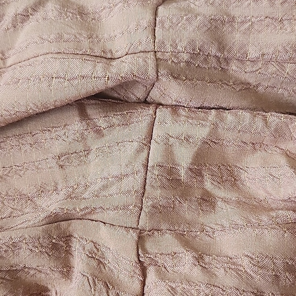 Cato peachy brown textured swing blouse with longer sleeves and button b… - Picture 14 of 14